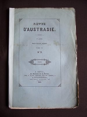 Revue d'Austrasie - Mars 1841