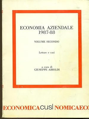 Economia aziendale 1987-88 vol. 2