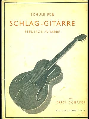 Schule fur Schlag-Gitarre plektron-gitarre