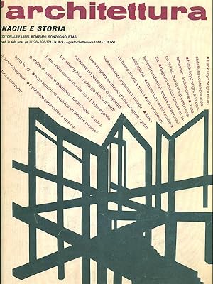 L'architettura n. 8-9/agosto - settembre 1986