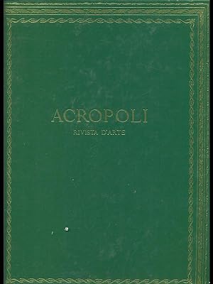 Acropoli rivista d'arte 1961-62