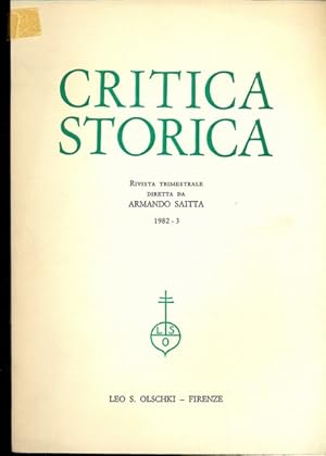Critica storica n.3/1982