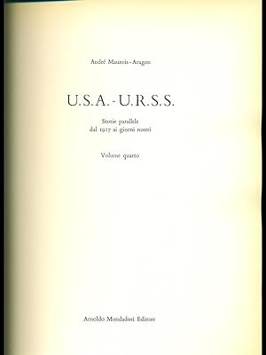 U.S.A. - U.R.S.S. - Storie parallele dal 1917 ai giorni nostri. Vol. 4