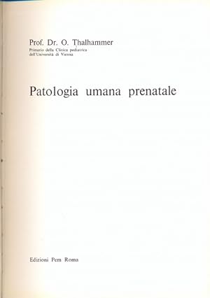 Patologia umana prenatale