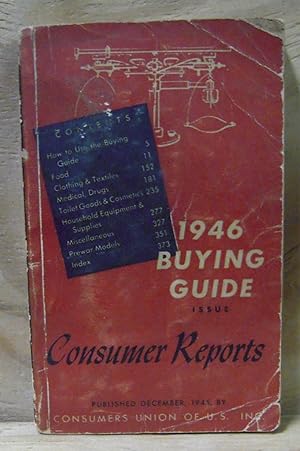 Consumer Reports: 1946 Buying Guide