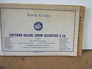 Stock Guide Eastman Dillon, Union Securities & Co.