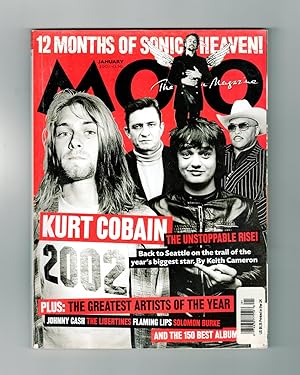 Mojo Magazine - January, 2003. Kurt Cobain; Johnny Cash; The Libertines; Flaming Lips; Solomon Bu...