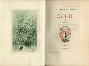 Avril. Frontispice de Giacomelli, gravé à l'eau-forte par Lalauze.