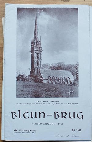 Bleun-Brug N° 105 - Novembre 1957