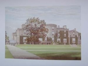 An Original Antique Woodblock Colour Print Illustrating Galloway House in Wigtownshire, Scotland,...