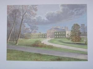 An Original Antique Woodblock Colour Print Illustrating Haddo House in Aberdeenshire from The Pic...