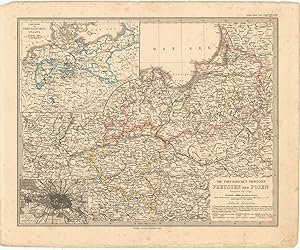 The Prussian provinces of Prussia and Posen Die Preussischen Provinzen Preussen und Posen.