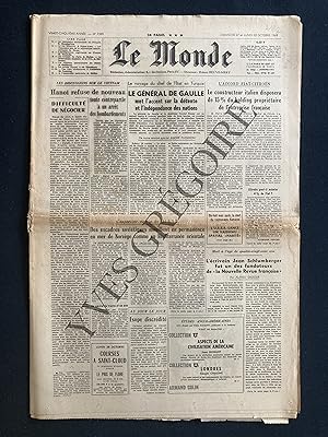 LE MONDE-N°7399-DIMANCHE 27 ET LUNDI 28 OCTOBRE 1968