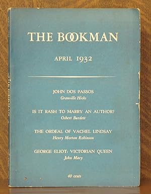 THE BOOKMAN - APRIL 1932, VOL. LXXV; NO. I