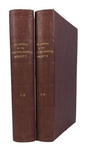 The Journal of the Palestine Oriental Society. Volumes 1-6 (1920-1926)