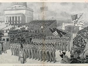 The Dedication of the Grant Monument - The West Point Cadets Passing the President's Reviewing St...