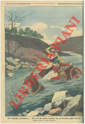 Una tragedia sul Santerno. Morte di due donne travolte, con un biroccino, dalla corrente.