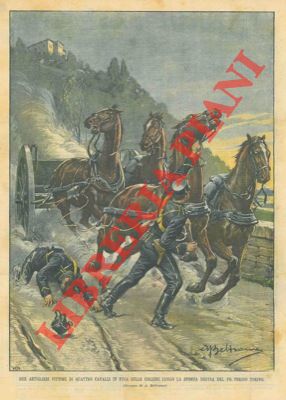 Due artiglieri vittime di cavalli in fuga sulle colline presso Torino.