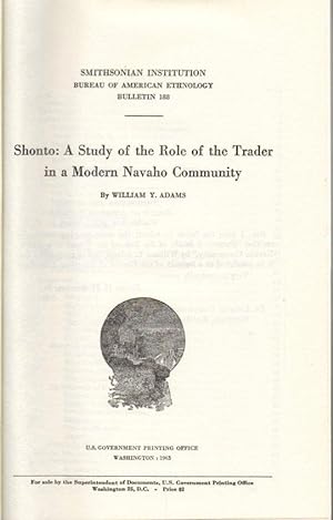 Smithsonian Institution Bureau of American Ethnology Bulletin 188: Shonto: A Study of the Role of...