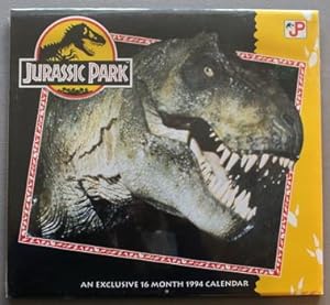 JURASSIC PARK 1994 WALL CALENDAR - a Special 16 months Calendar. (includes 26 Full Color images)