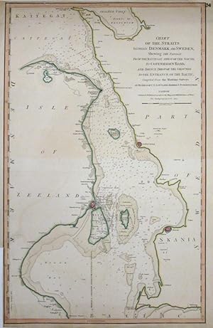 Chart of the Straits between Denmark and Sweden, Shewing the Passage from the Kattegat through th...