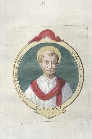 S. Cornelio Romano. Sedè An. II, M. 2, G. 3. (Fu papa dal 251 al 253, ed è venerato come santo an...