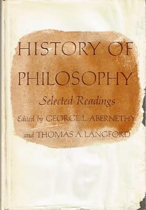 History of Philosophy: Selected Readings.
