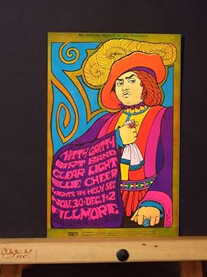 Bill Graham/Fillmore Postcard #95 ( Nitty Gritty Dirt Band, Clear Light, Blue Cheer )