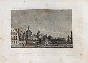 "Pavillon Brighton" originaler Stahlstich ca.10x15,5cm (Darstellung/image size) auf Bütten-Papier...