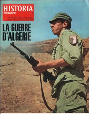 La guerre d'algerie/ revue historia magazine n° 236 / aides etrangeres et trafics d'armes