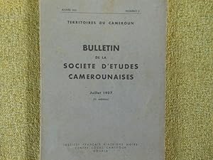 Bulletin de la Société d'études camerounaises NUMERO 2 - Juillet 1937