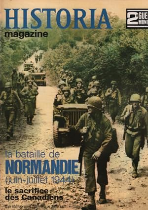 2ème guerre mondiale / historia magazine n° 69 la bataille de normandie