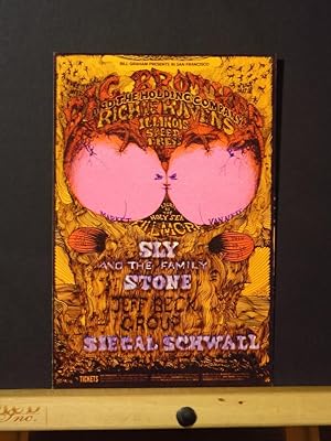 Bill Graham/Fillmore Postcard #129 ( Big Brother and the Holding Company, Richie Havens, Illinois...