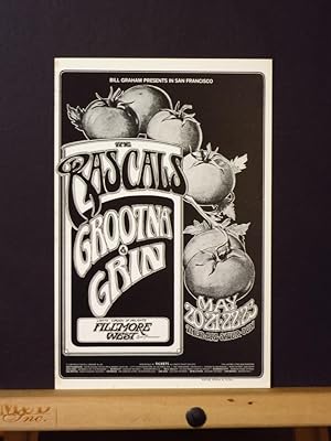 Bill Graham/Fillmore Postcard #281 ( Rascals, Grootna, Grin )