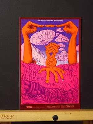 Bill Graham/Fillmore Postcard #131 ( Butterfield Blues Band, Hello People, Iron Butterfly, Canned...