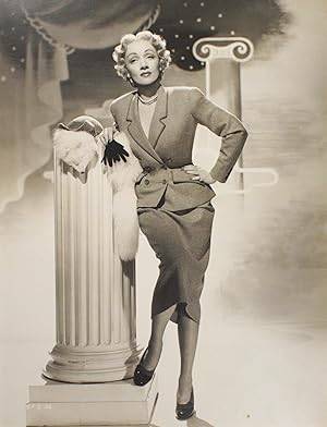 A group of four large-format vintage photographs of Marlene Dietrich