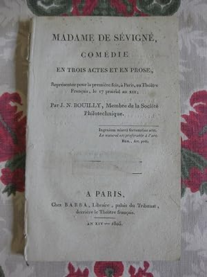 Madame de Sévigné Comédie
