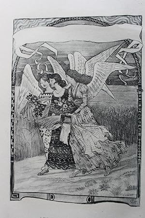 Rare estampe d'époque publiée dans la revue d'Octave Uzanne L'Art et l'Idée en 1892 - Les Fruits ...