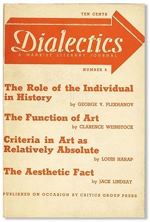 Dialectics: A Marxist Literary Journal, No. 9