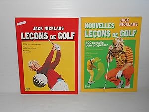 Lot de 2 livres; Leçons de golf & Nouvelles leçons de golf