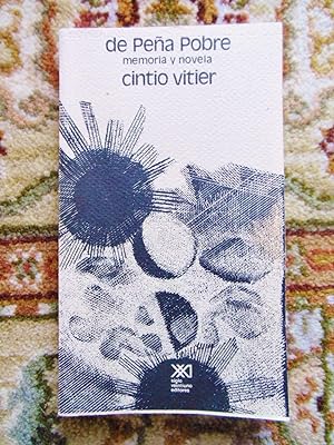 1978 CINTIO VITIER Cuban Writer DE PEÑA POBRE 1st Ed SIGNED w/ GREAT ASSOCIATION