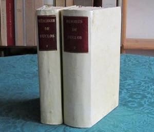 Mémoires secrets sur les règnes de Louis XIV et de Louis XV. 2 volumes.