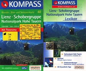 Kompass Wander- Bike- und Skitourenkarte 48 ~ Lienz, Schobergruppe, Nationalpark Hohe Tauern : Ka...