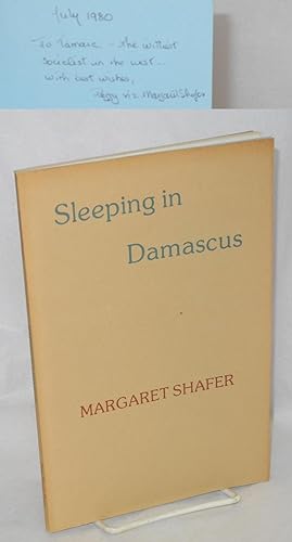 Sleeping in Damascus [with playbill, postcard and ticket laid-in, inscribed and signed]