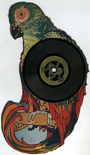 "I Am A Parrot". Die Cut Parrot with vinyl record made by the Emerson Phonograph Company