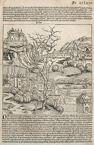 Thrace and Turkey, from the Nuremberg Chronicle. Woodblock