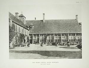Original Antique Photograph Illustration of The Prior's House, Much Wenlock, Shropshire, By Garne...