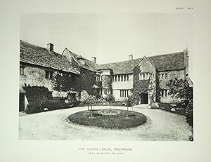 Original Antique Photograph Illustration of The Manor House, Westwood, Near Bradford-On-Avon in W...