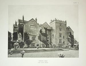 Original Antique Photograph Illustration of Levens Hall, Kendal in Cumbria, By Garner & Stratton,...