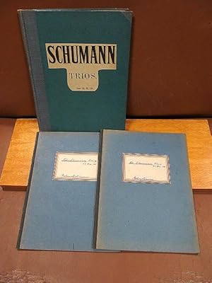 Trios für Pianoforte, Violine, Violoncell ( Opus 63, 80, 110 ), revidirt von Alfred Dörffel ( = a...